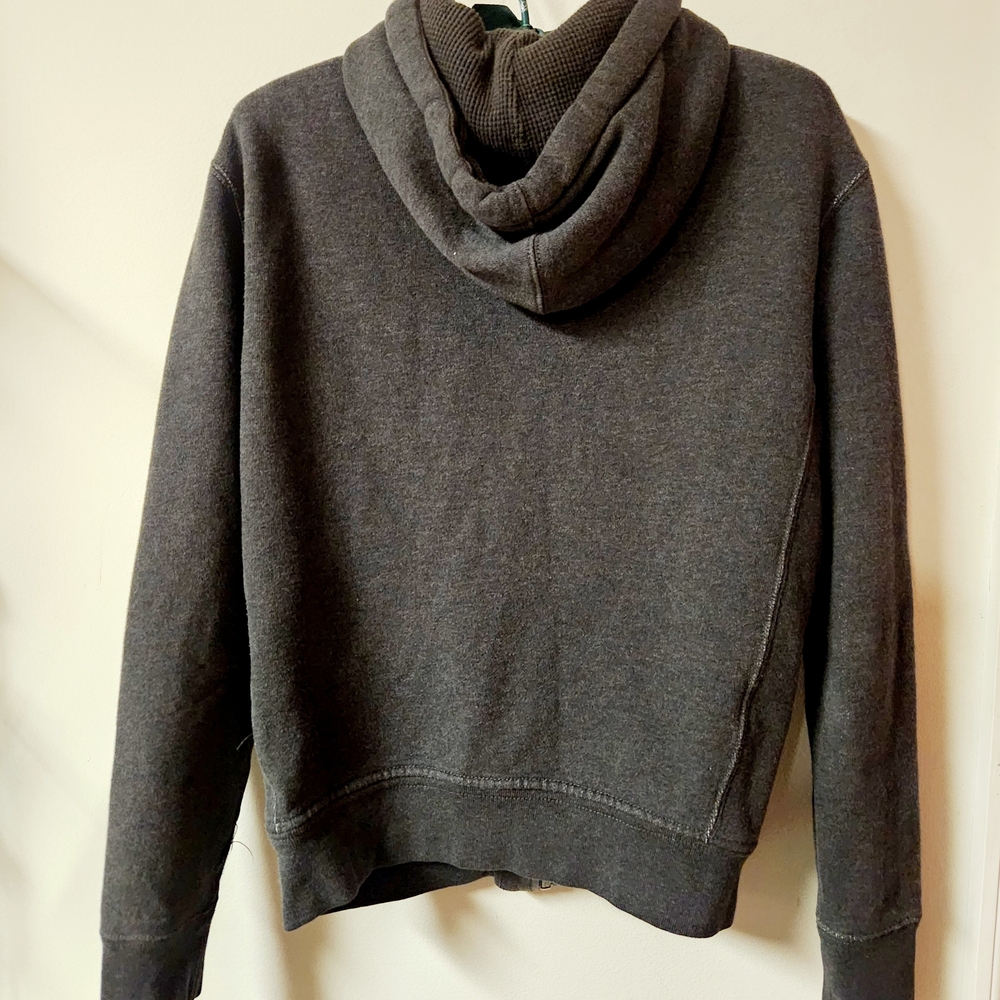 Polo by Ralph Lauren Men's Blue Gray Hoodie Zip Up Sweatershirt - Picture 3 of 5